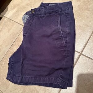 Bonobos Navy Blue Flat Front Shorts